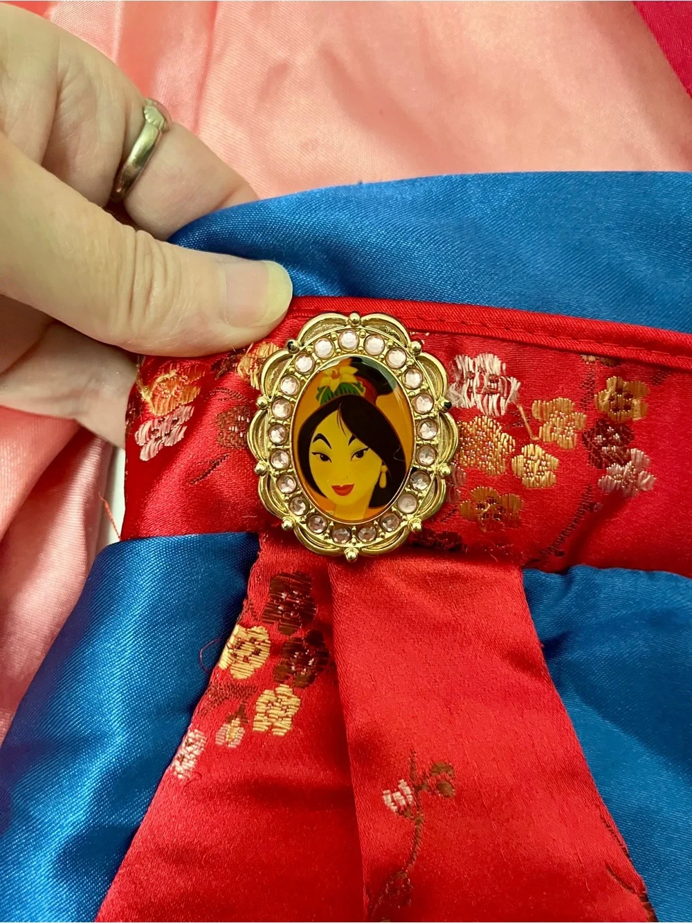 Disney Mulan Pink and Teal Costume Dress